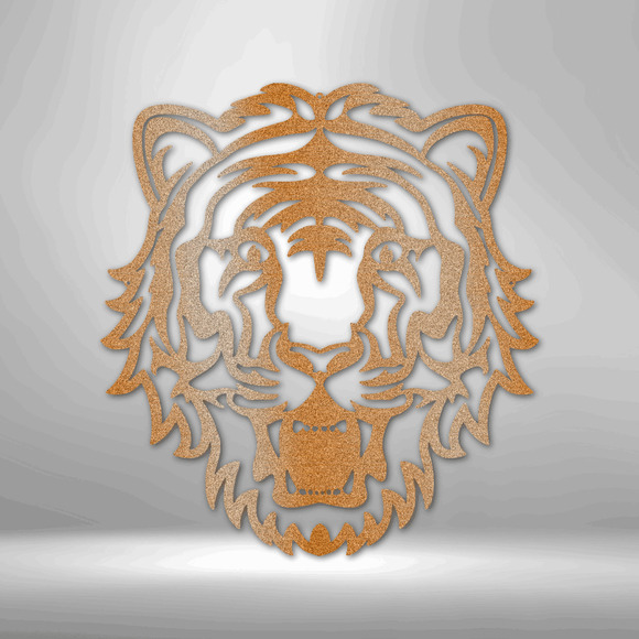 Eye of the Tiger Metal Sign Steel Sign Laser Cut Powder Coated Home & Office Met
